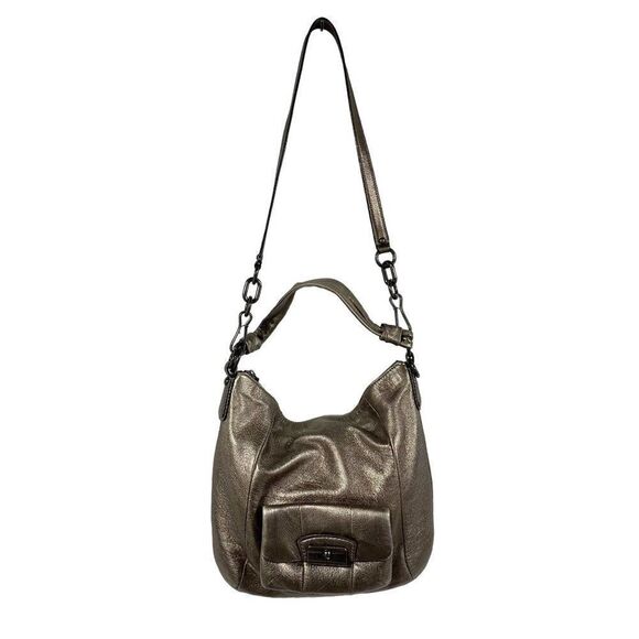 Coach Handbags - ADDITIONAL PHOTOS of COACH Kristin Bronze Metallic Convertible Crossbody